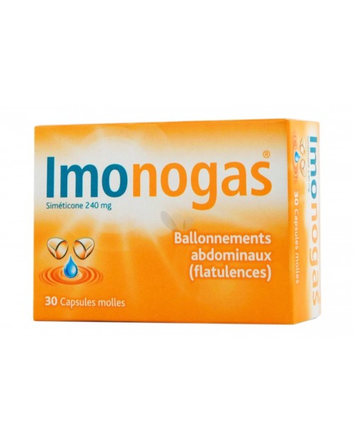IMONOGAS 120 mg CAPSULAS BLANDAS