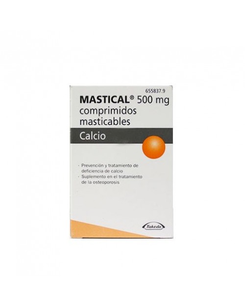 MASTICAL 500 mg COMPRIMIDOS MASTICABLES